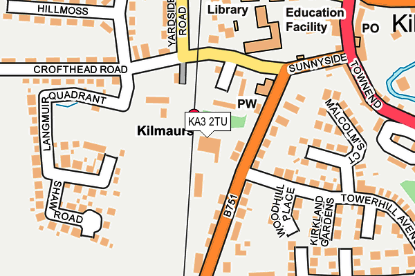 KA3 2TU map - OS OpenMap – Local (Ordnance Survey) KA3 2TU map - OS OpenMap – Local (Ordnance Survey)