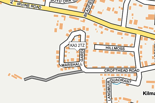 KA3 2TZ map - OS OpenMap – Local (Ordnance Survey) KA3 2TZ map - OS OpenMap – Local (Ordnance Survey)