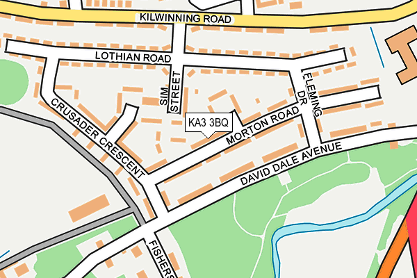 KA3 3BQ map - OS OpenMap – Local (Ordnance Survey)