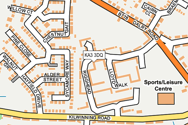 KA3 3DQ map - OS OpenMap – Local (Ordnance Survey) KA3 3DQ map - OS OpenMap – Local (Ordnance Survey)
