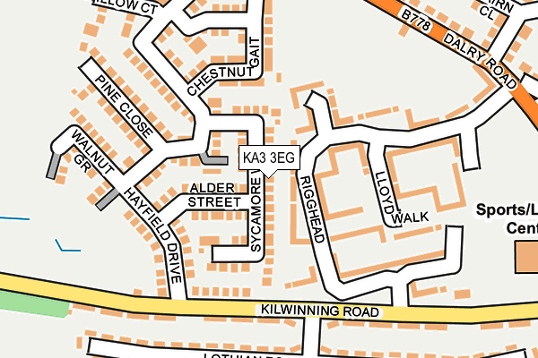 KA3 3EG map - OS OpenMap – Local (Ordnance Survey)