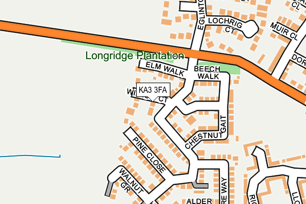 KA3 3FA map - OS OpenMap – Local (Ordnance Survey) KA3 3FA map - OS OpenMap – Local (Ordnance Survey)