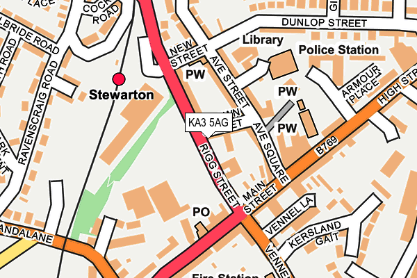 KA3 5AG map - OS OpenMap – Local (Ordnance Survey) KA3 5AG map - OS OpenMap – Local (Ordnance Survey)