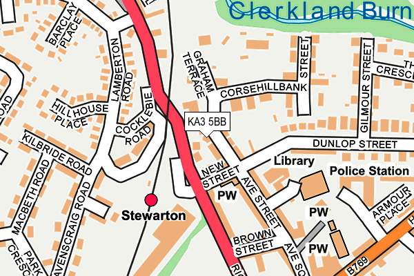 KA3 5BB map - OS OpenMap – Local (Ordnance Survey) KA3 5BB map - OS OpenMap – Local (Ordnance Survey)