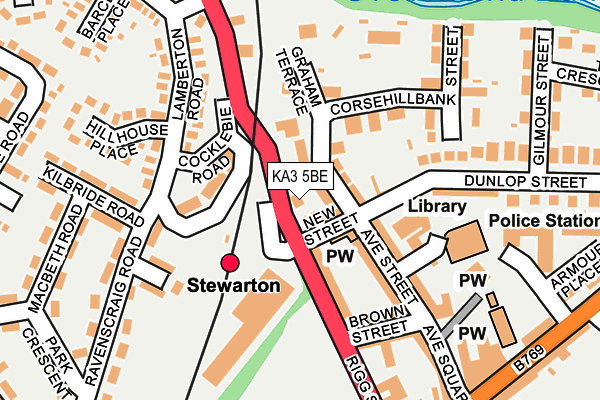 KA3 5BE map - OS OpenMap – Local (Ordnance Survey) KA3 5BE map - OS OpenMap – Local (Ordnance Survey)
