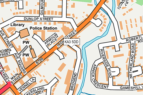 KA3 5DD map - OS OpenMap – Local (Ordnance Survey)