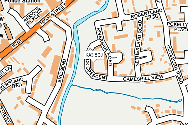 KA3 5DJ map - OS OpenMap – Local (Ordnance Survey) KA3 5DJ map - OS OpenMap – Local (Ordnance Survey)