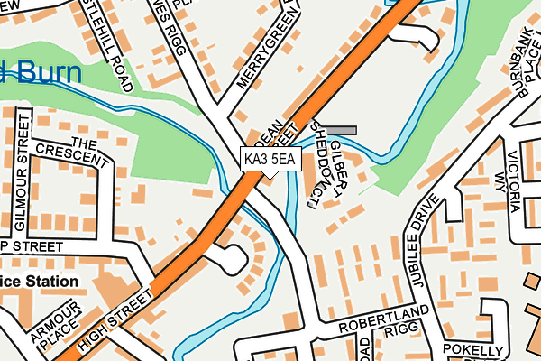 KA3 5EA map - OS OpenMap – Local (Ordnance Survey) KA3 5EA map - OS OpenMap – Local (Ordnance Survey)