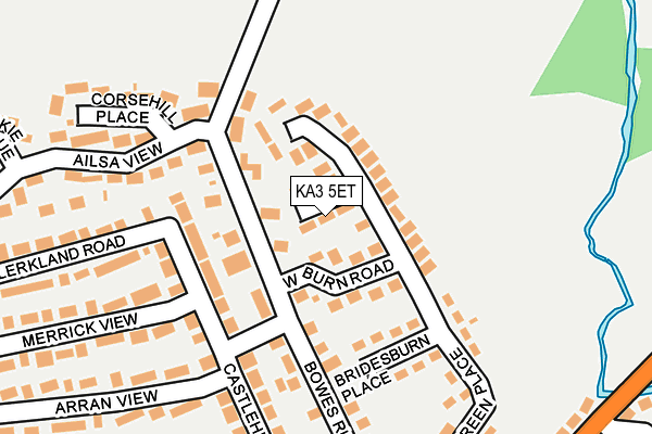 KA3 5ET map - OS OpenMap – Local (Ordnance Survey) KA3 5ET map - OS OpenMap – Local (Ordnance Survey)