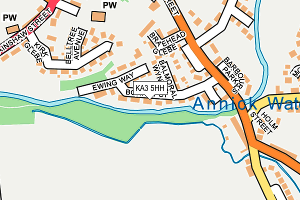 KA3 5HH map - OS OpenMap – Local (Ordnance Survey) KA3 5HH map - OS OpenMap – Local (Ordnance Survey)