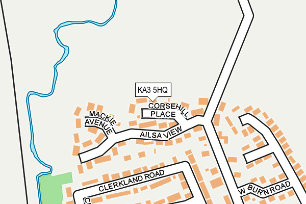 KA3 5HQ map - OS OpenMap – Local (Ordnance Survey) KA3 5HQ map - OS OpenMap – Local (Ordnance Survey)