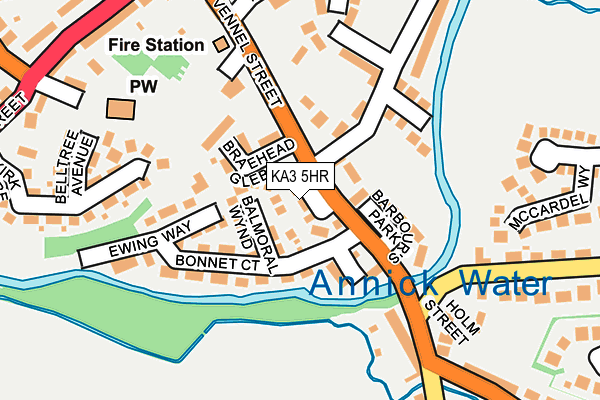 KA3 5HR map - OS OpenMap – Local (Ordnance Survey) KA3 5HR map - OS OpenMap – Local (Ordnance Survey)