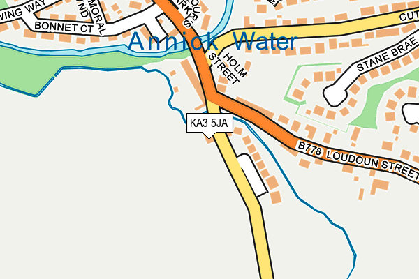KA3 5JA map - OS OpenMap – Local (Ordnance Survey) KA3 5JA map - OS OpenMap – Local (Ordnance Survey)