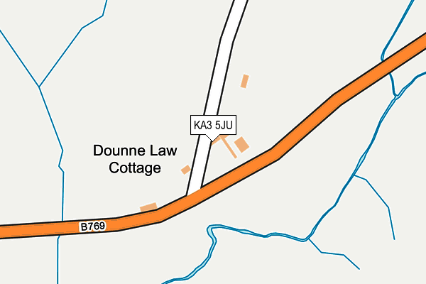KA3 5JU map - OS OpenMap – Local (Ordnance Survey) KA3 5JU map - OS OpenMap – Local (Ordnance Survey)