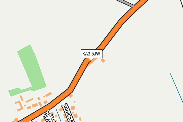 KA3 5JW map - OS OpenMap – Local (Ordnance Survey) KA3 5JW map - OS OpenMap – Local (Ordnance Survey)