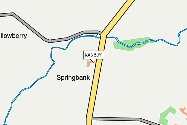 KA3 5JY map - OS OpenMap – Local (Ordnance Survey) KA3 5JY map - OS OpenMap – Local (Ordnance Survey)