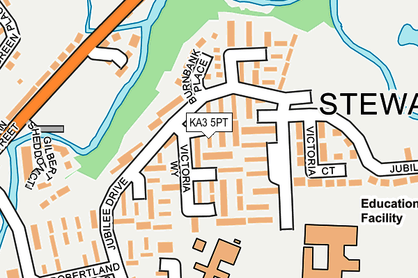 KA3 5PT map - OS OpenMap – Local (Ordnance Survey) KA3 5PT map - OS OpenMap – Local (Ordnance Survey)