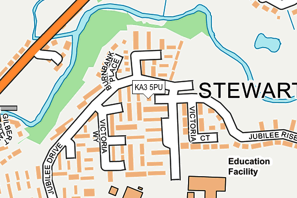 KA3 5PU map - OS OpenMap – Local (Ordnance Survey) KA3 5PU map - OS OpenMap – Local (Ordnance Survey)