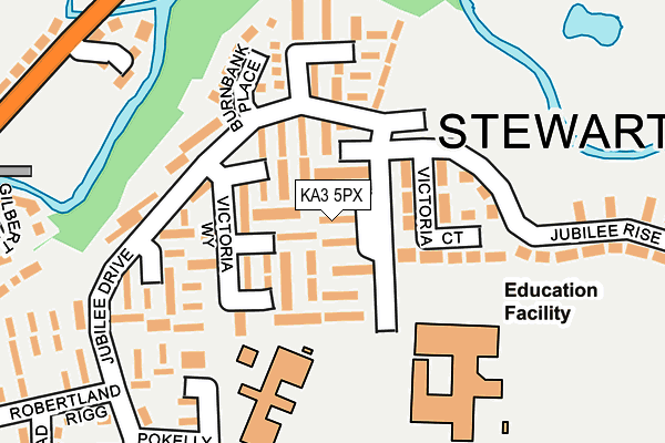 KA3 5PX map - OS OpenMap – Local (Ordnance Survey) KA3 5PX map - OS OpenMap – Local (Ordnance Survey)