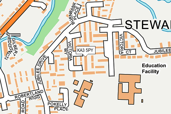 KA3 5PY map - OS OpenMap – Local (Ordnance Survey) KA3 5PY map - OS OpenMap – Local (Ordnance Survey)