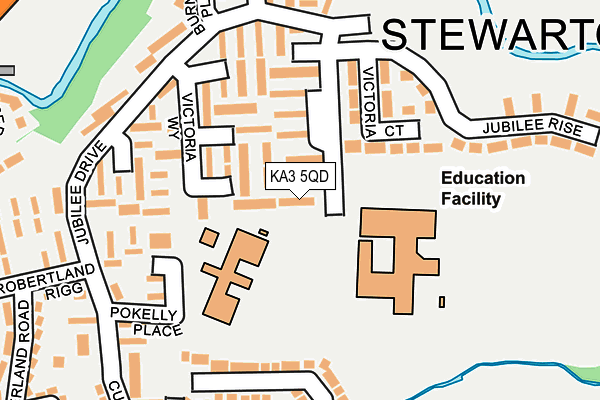KA3 5QD map - OS OpenMap – Local (Ordnance Survey) KA3 5QD map - OS OpenMap – Local (Ordnance Survey)