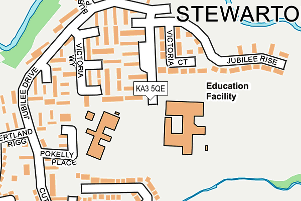 KA3 5QE map - OS OpenMap – Local (Ordnance Survey) KA3 5QE map - OS OpenMap – Local (Ordnance Survey)