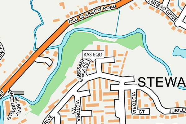KA3 5QG map - OS OpenMap – Local (Ordnance Survey) KA3 5QG map - OS OpenMap – Local (Ordnance Survey)