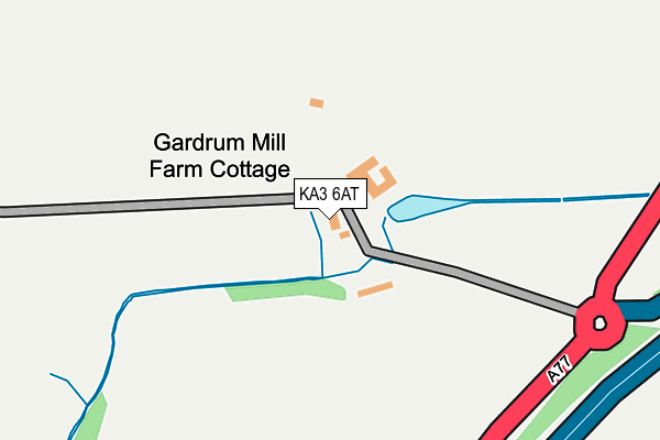 KA3 6AT map - OS OpenMap – Local (Ordnance Survey) KA3 6AT map - OS OpenMap – Local (Ordnance Survey)