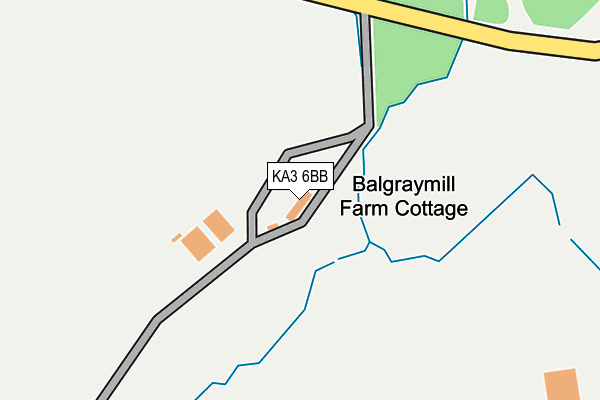 KA3 6BB map - OS OpenMap – Local (Ordnance Survey) KA3 6BB map - OS OpenMap – Local (Ordnance Survey)