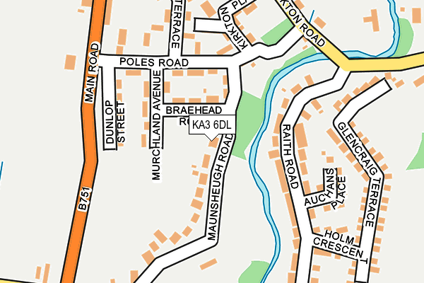 KA3 6DL map - OS OpenMap – Local (Ordnance Survey) KA3 6DL map - OS OpenMap – Local (Ordnance Survey)