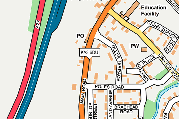 KA3 6DU map - OS OpenMap – Local (Ordnance Survey) KA3 6DU map - OS OpenMap – Local (Ordnance Survey)