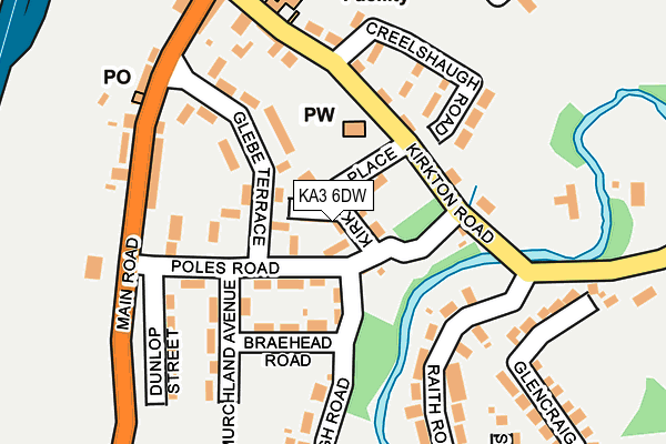 KA3 6DW map - OS OpenMap – Local (Ordnance Survey) KA3 6DW map - OS OpenMap – Local (Ordnance Survey)