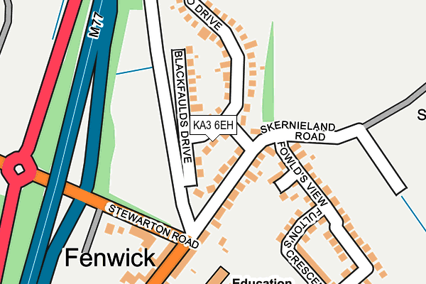 KA3 6EH map - OS OpenMap – Local (Ordnance Survey) KA3 6EH map - OS OpenMap – Local (Ordnance Survey)