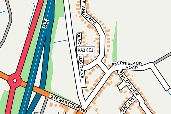 KA3 6EJ map - OS OpenMap – Local (Ordnance Survey) KA3 6EJ map - OS OpenMap – Local (Ordnance Survey)