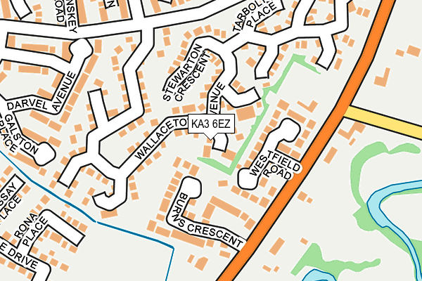 KA3 6EZ map - OS OpenMap – Local (Ordnance Survey) KA3 6EZ map - OS OpenMap – Local (Ordnance Survey)