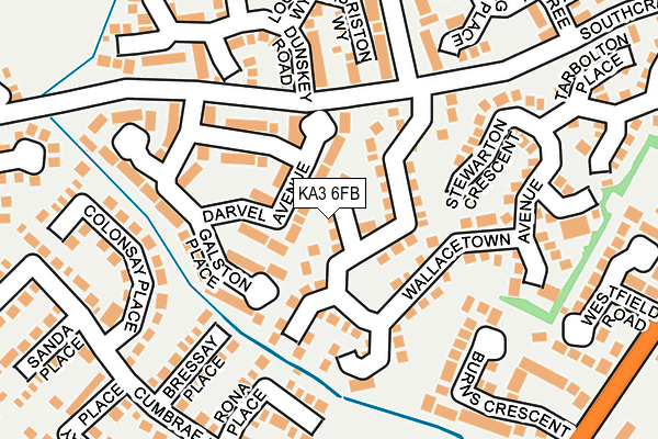 KA3 6FB map - OS OpenMap – Local (Ordnance Survey) KA3 6FB map - OS OpenMap – Local (Ordnance Survey)