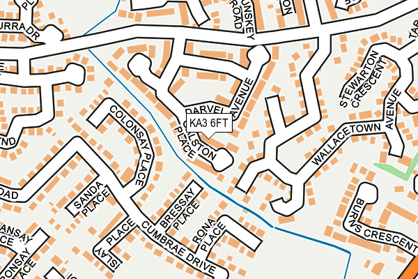 KA3 6FT map - OS OpenMap – Local (Ordnance Survey) KA3 6FT map - OS OpenMap – Local (Ordnance Survey)