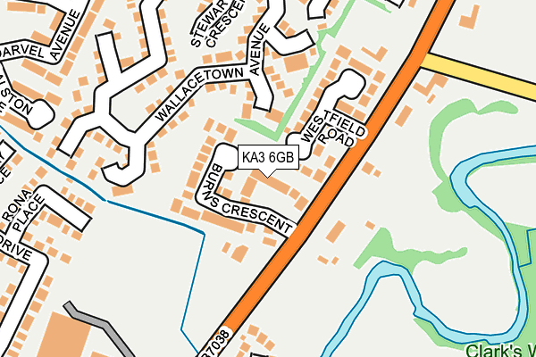 KA3 6GB map - OS OpenMap – Local (Ordnance Survey) KA3 6GB map - OS OpenMap – Local (Ordnance Survey)
