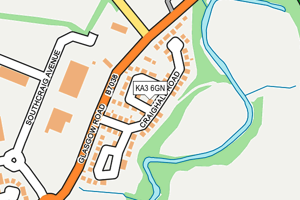 KA3 6GN map - OS OpenMap – Local (Ordnance Survey) KA3 6GN map - OS OpenMap – Local (Ordnance Survey)