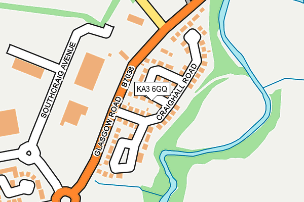 KA3 6GQ map - OS OpenMap – Local (Ordnance Survey)