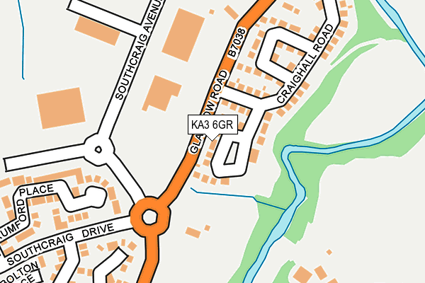 KA3 6GR map - OS OpenMap – Local (Ordnance Survey) KA3 6GR map - OS OpenMap – Local (Ordnance Survey)