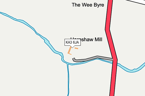 KA3 6JA map - OS OpenMap – Local (Ordnance Survey) KA3 6JA map - OS OpenMap – Local (Ordnance Survey)