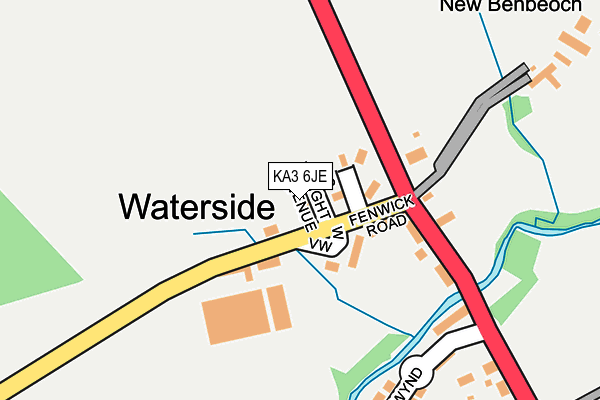 KA3 6JE map - OS OpenMap – Local (Ordnance Survey) KA3 6JE map - OS OpenMap – Local (Ordnance Survey)