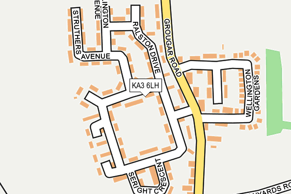 KA3 6LH map - OS OpenMap – Local (Ordnance Survey) KA3 6LH map - OS OpenMap – Local (Ordnance Survey)