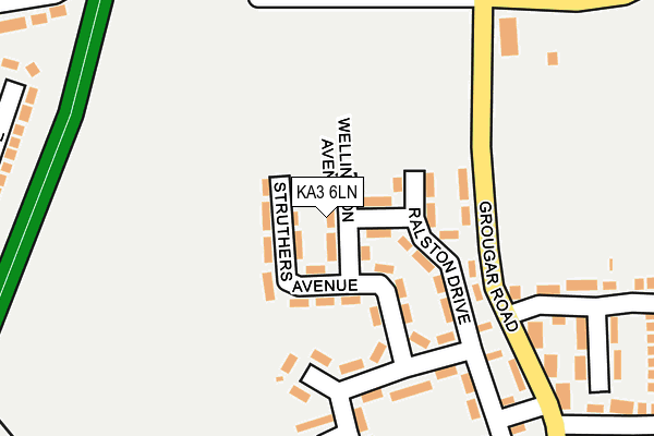 KA3 6LN map - OS OpenMap – Local (Ordnance Survey) KA3 6LN map - OS OpenMap – Local (Ordnance Survey)