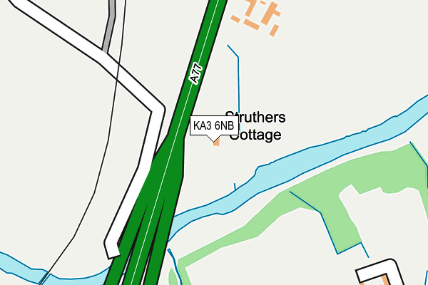 KA3 6NB map - OS OpenMap – Local (Ordnance Survey) KA3 6NB map - OS OpenMap – Local (Ordnance Survey)
