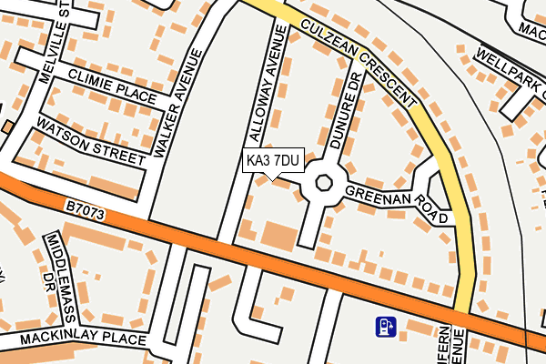 KA3 7DU map - OS OpenMap – Local (Ordnance Survey) KA3 7DU map - OS OpenMap – Local (Ordnance Survey)