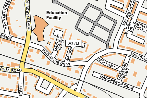 KA3 7EH map - OS OpenMap – Local (Ordnance Survey) KA3 7EH map - OS OpenMap – Local (Ordnance Survey)