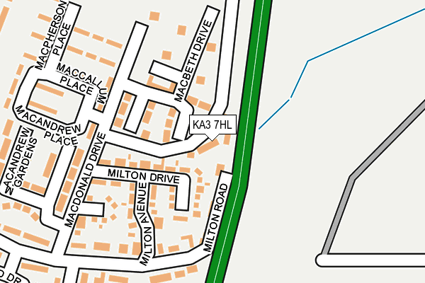 KA3 7HL map - OS OpenMap – Local (Ordnance Survey) KA3 7HL map - OS OpenMap – Local (Ordnance Survey)
