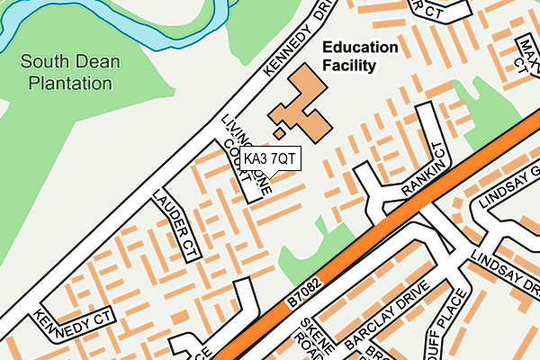 KA3 7QT map - OS OpenMap – Local (Ordnance Survey) KA3 7QT map - OS OpenMap – Local (Ordnance Survey)